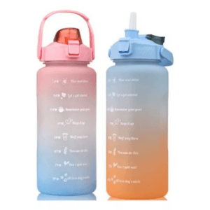 Botella De Agua Deportiva Hidratación Motivacionales 2 litros