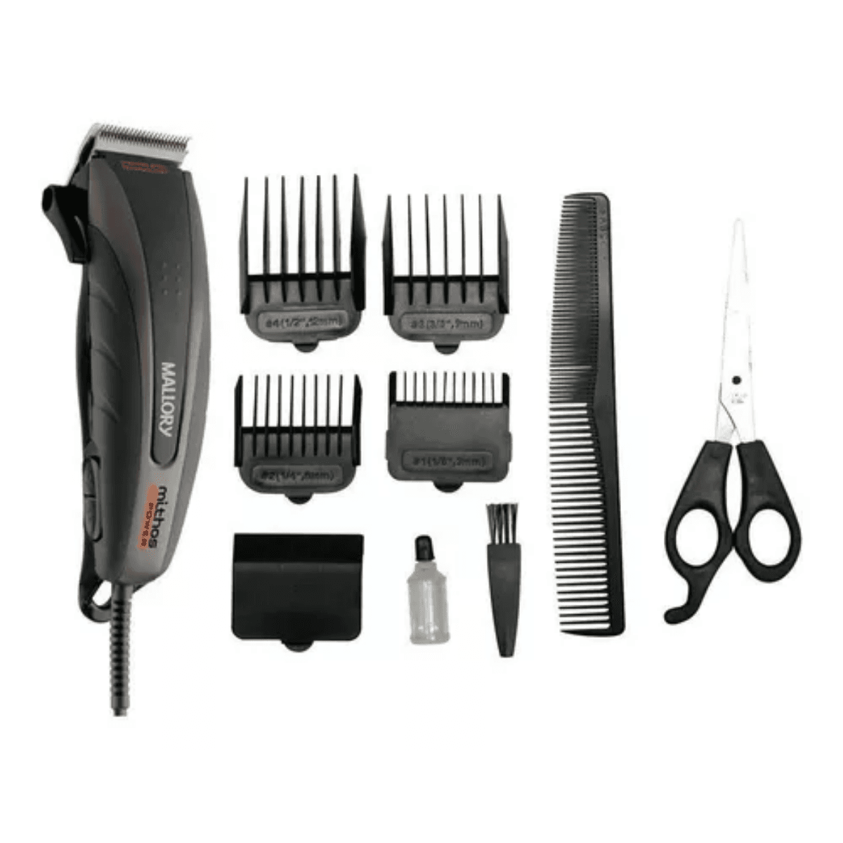 Cortadora de pelo Mithos Power Mallory, color negro_gris, 220 V (4)