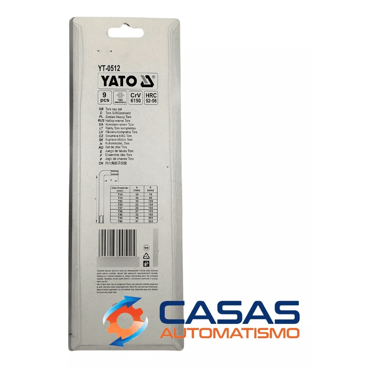 Llave Torx Juego Yato Calidad Premium (7)