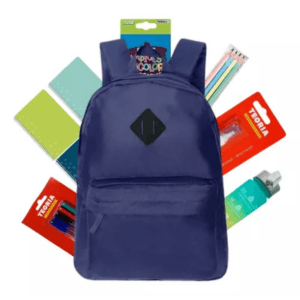 Set Escolar Liceal Con Todo Los Útiles, Mochila, Cuadernolas